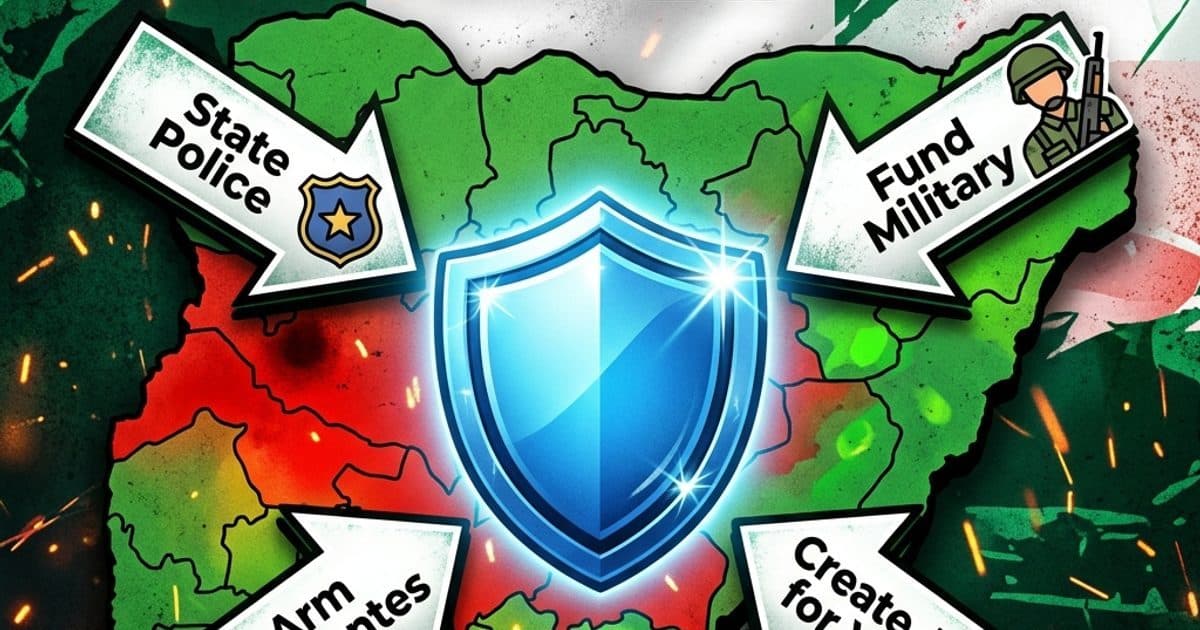 What is the best solution to end insecurity in Nigeria?
